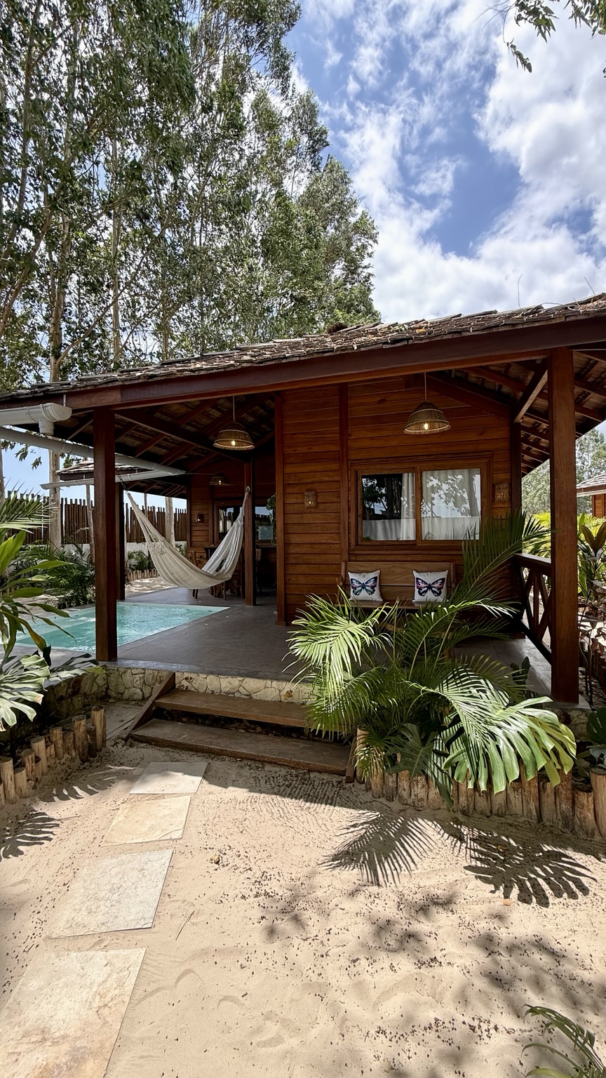 Villa Lua entrance at Eucalyptus Villas